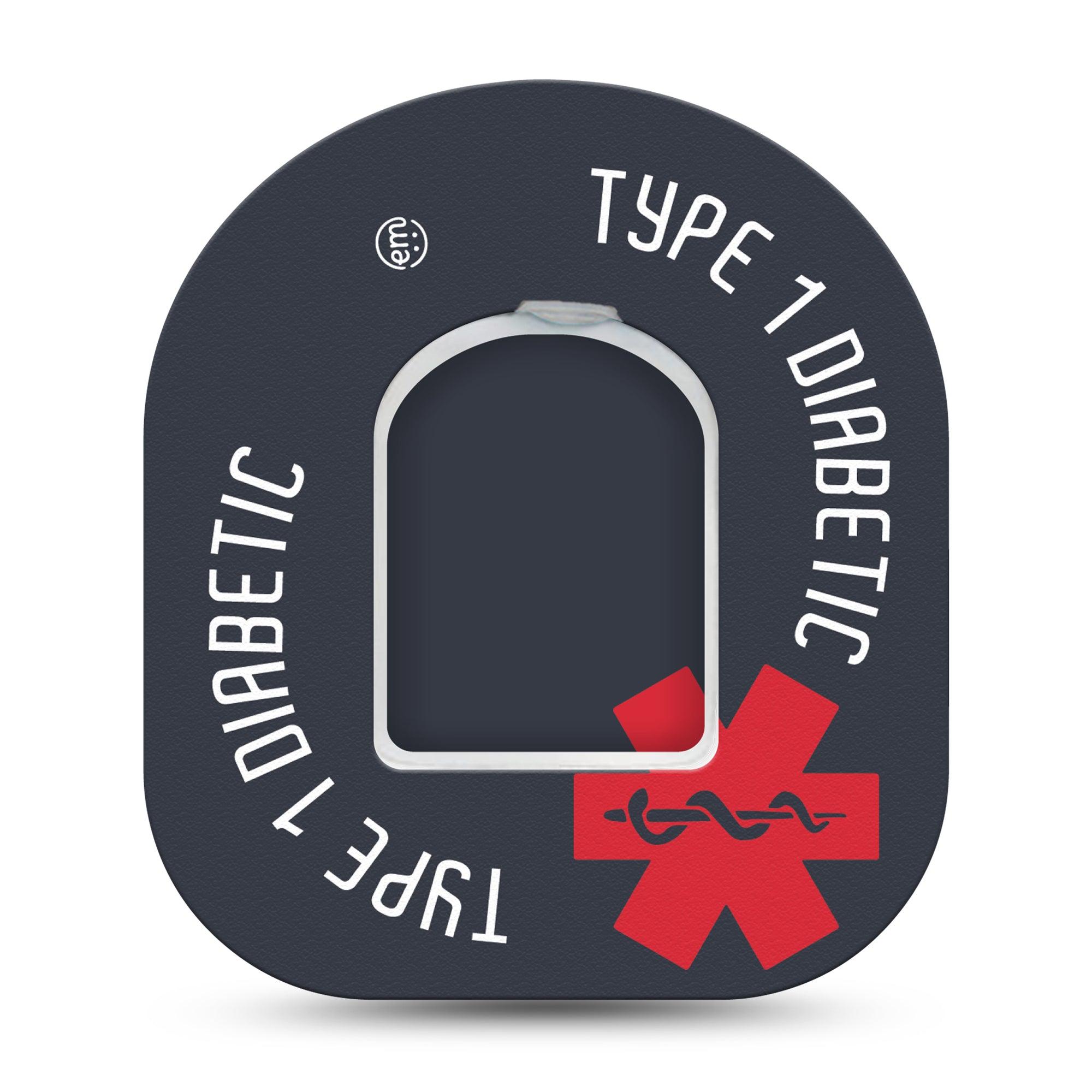 ExpressionMed Diabetes Alert Pod Cover Single Tape and Sticker