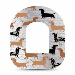 Daschunds Pod Patch Single Tape