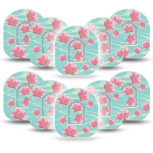 ExpressionMed Meditation Lotus Pod Patch 10-Pack Tape and 10-Pack Sticker