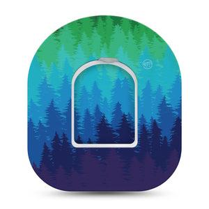 ExpressionMed Pine Trees Pod Patch Single Tape and Sticker