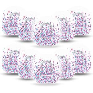 Confetti Pod Cover 10-Pack Tape and Sticker