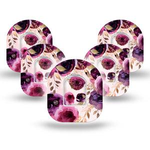 ExpressionMed Purple Bouquet Pod Overpatch 5-Pack Tape and Sticker
