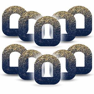 ExpressionMed Gold Sparkles Pod Patch 10-Pack Tape