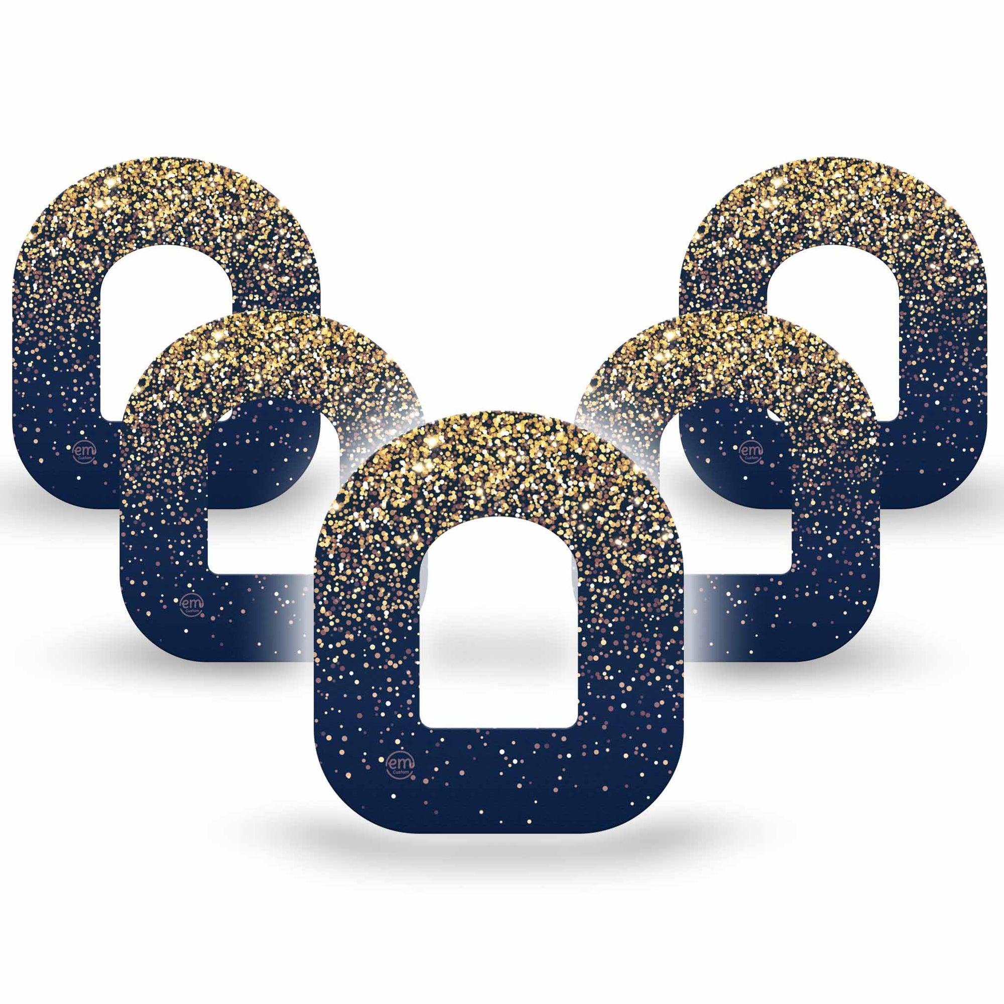 ExpressionMed Gold Sparkles Pod Patch 5-Pack Tape
