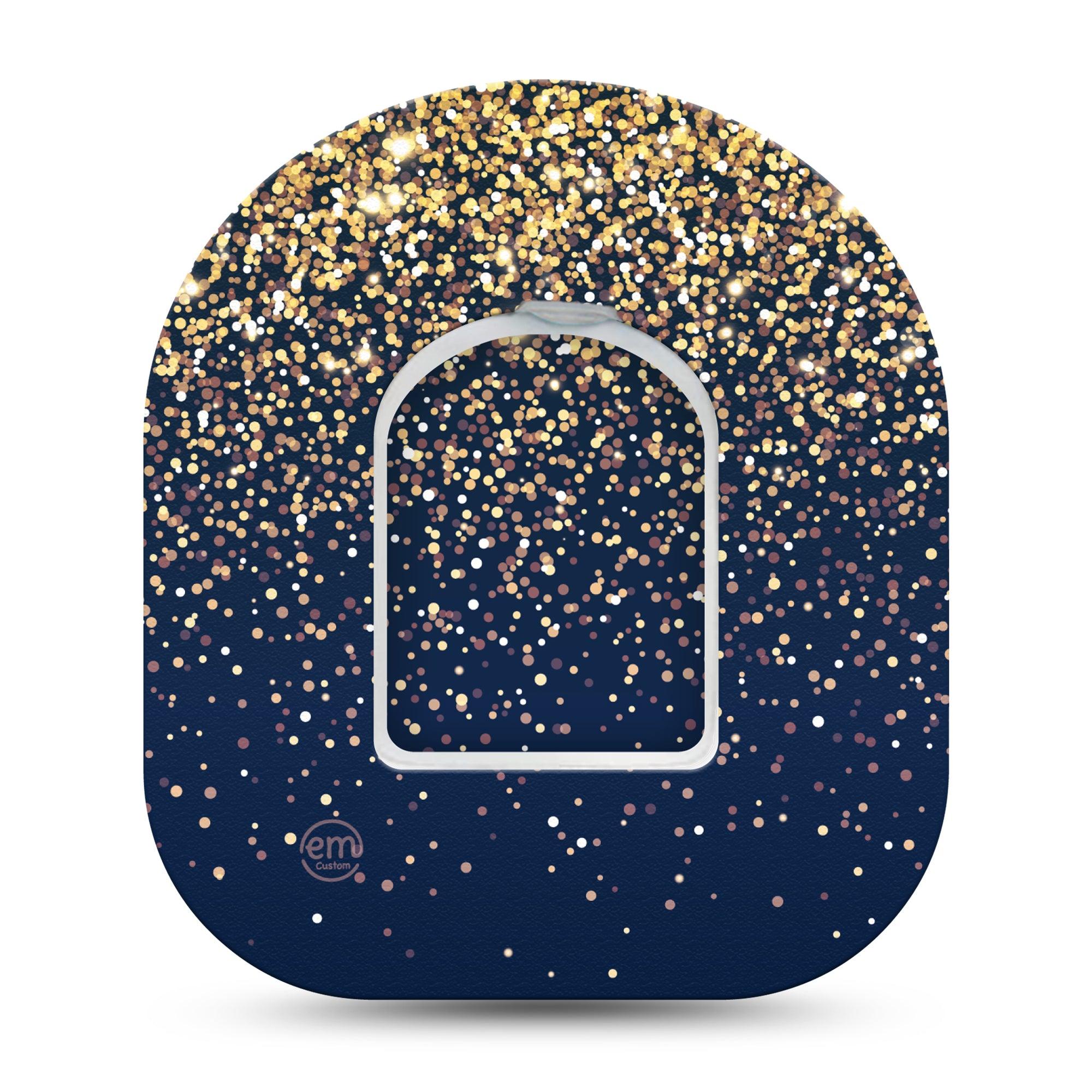 ExpressionMed Gold Sparkles Pod Patch Sticker and Tape