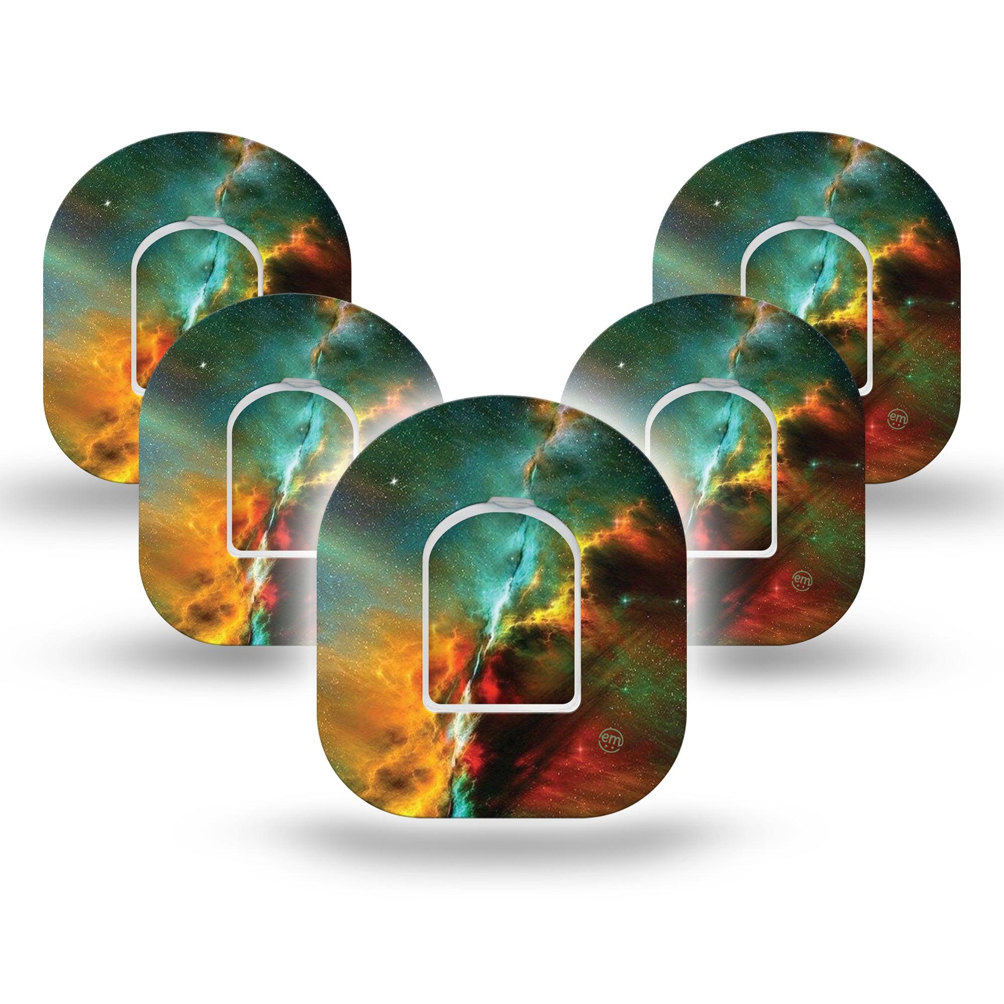 ExpressionMed Nebula Pod Cover 5-Pack with center sticker