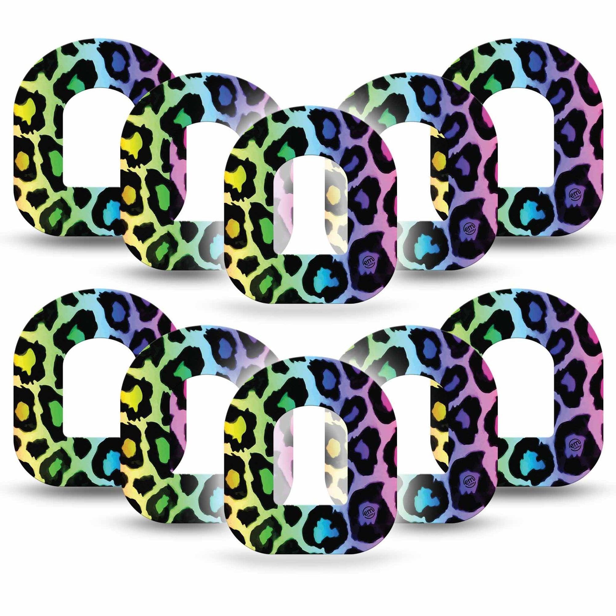 ExpressionMed Multicolor Cheetah Print Pod CGM Group Tapes 10-Pack ExpressionMed