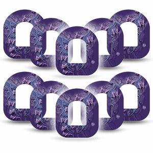 ExpressionMed Purple Butterfly Pod Tape 10-Pack