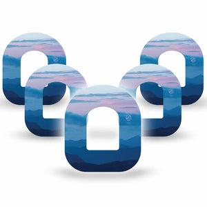 Watercolor Skies Pod Patch 5-Pack Tape