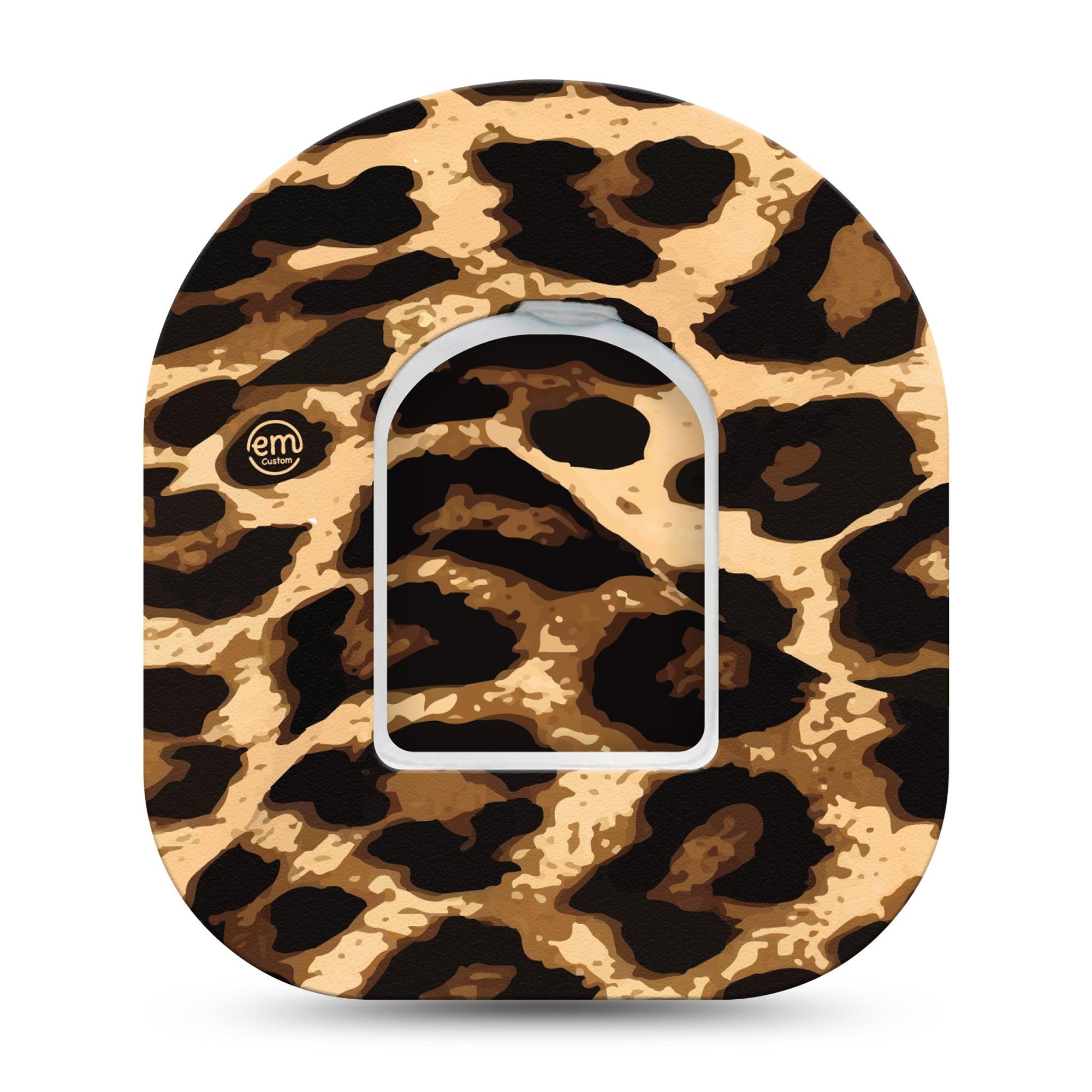 ExpressionMed Leopard Print Pod CMG Single Tape ExpressionMed with center sticker