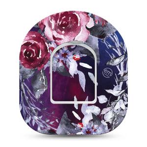 Dark Rose Pod Tape with center sticker