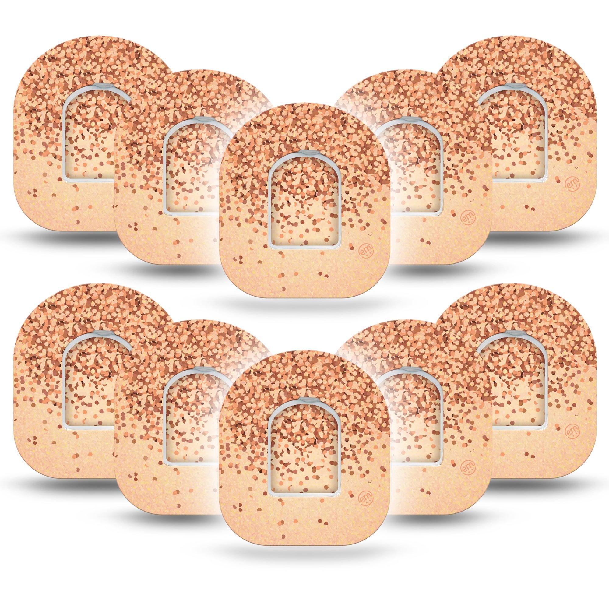 Champagne Pod Tape 10-Pack Sticker and 10-Pack Tape