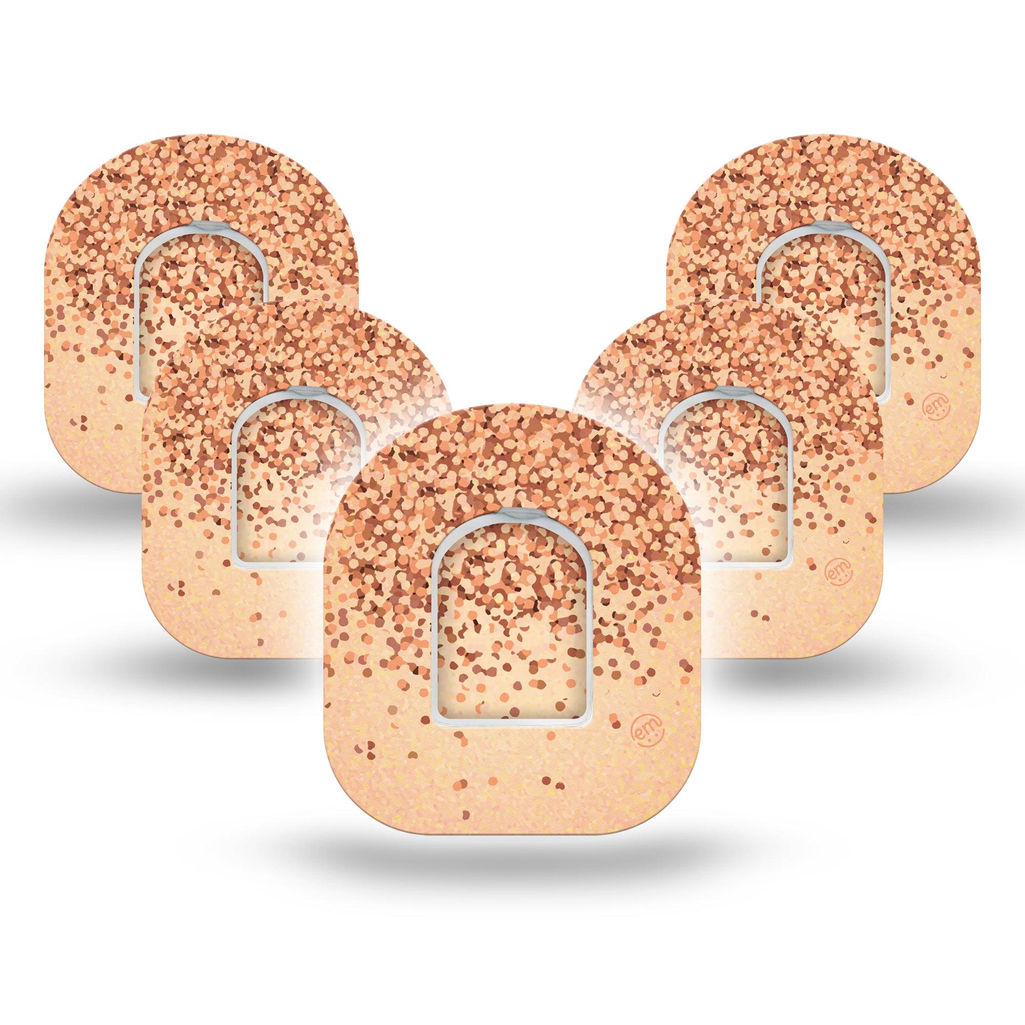 Champagne Pod Tape 5-Pack Sticker and 5-Pack Tape