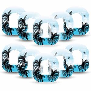 ExpressionMed Blue Palmy Nights Omnipod Cover 10-Pack