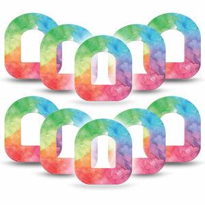 ExpressionMed Rainbow Cloud Omnipod Patch 10-Pack Tape