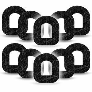 Black Marble Omnipod Patch 10-Pack Tape