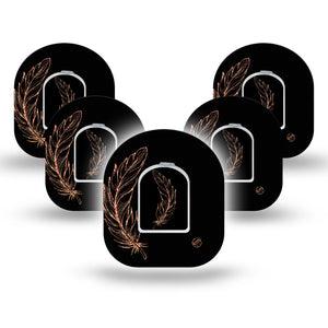 ExpressionMed Dusted Feather Pod Tape 5-Pack Sticker and Tape