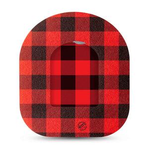 ExpressionMed Lumberjack Pod Center Sticker and Tape Lumberjack Inspired, Vinyl Sticker and Tape Design Pump Design