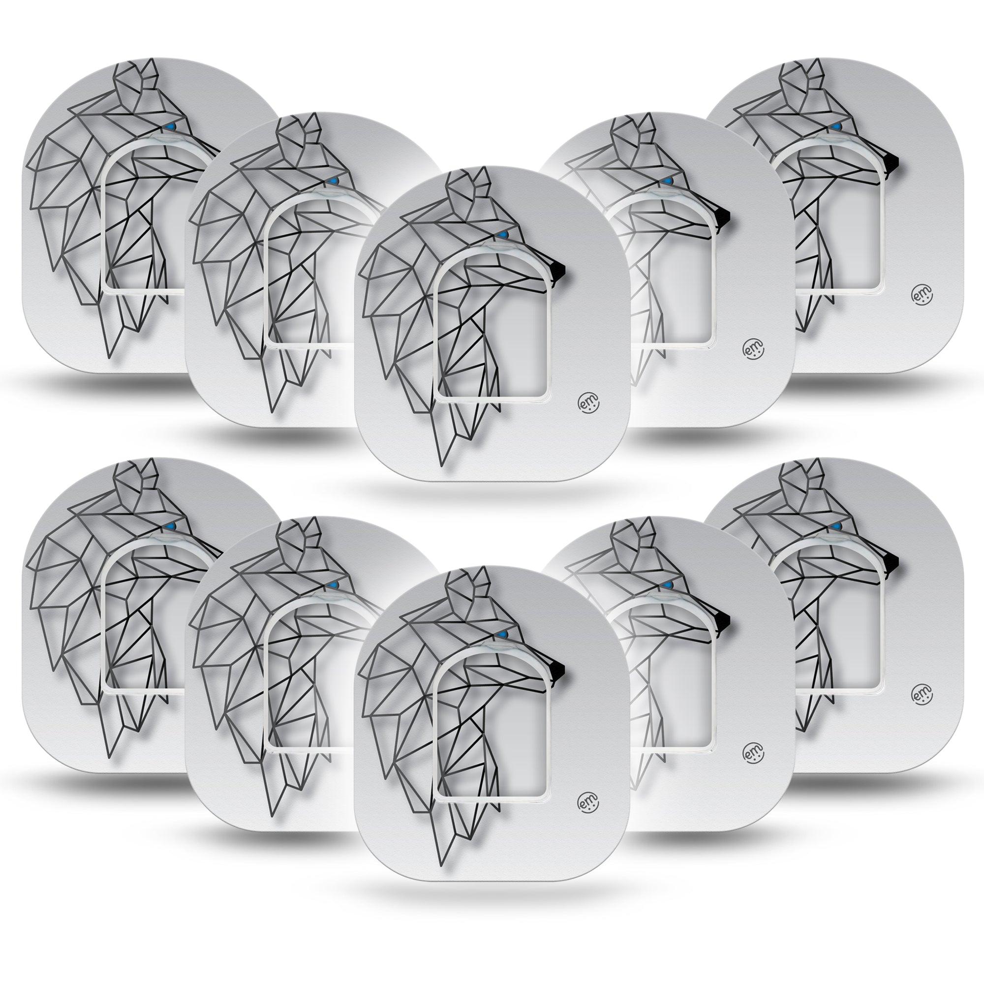 ExpressionMed Iron Wolf Pod Cover 10-Pack Tape and 10-Pack Sticker