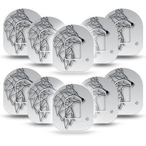 ExpressionMed Iron Wolf Pod Cover 10-Pack Tape and 10-Pack Sticker