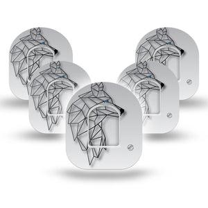 ExpressionMed Iron Wolf Pod Cover 5-Pack Tape and Sticker
