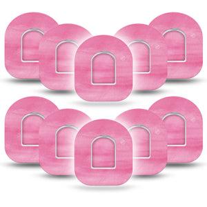 ExpressionMed Pink Horizon Pod Overpatch 10-Pack with center stickers