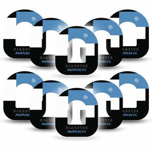 ExpressionMed Diabetes Awareness Pod Patch 10-Pack Tape 