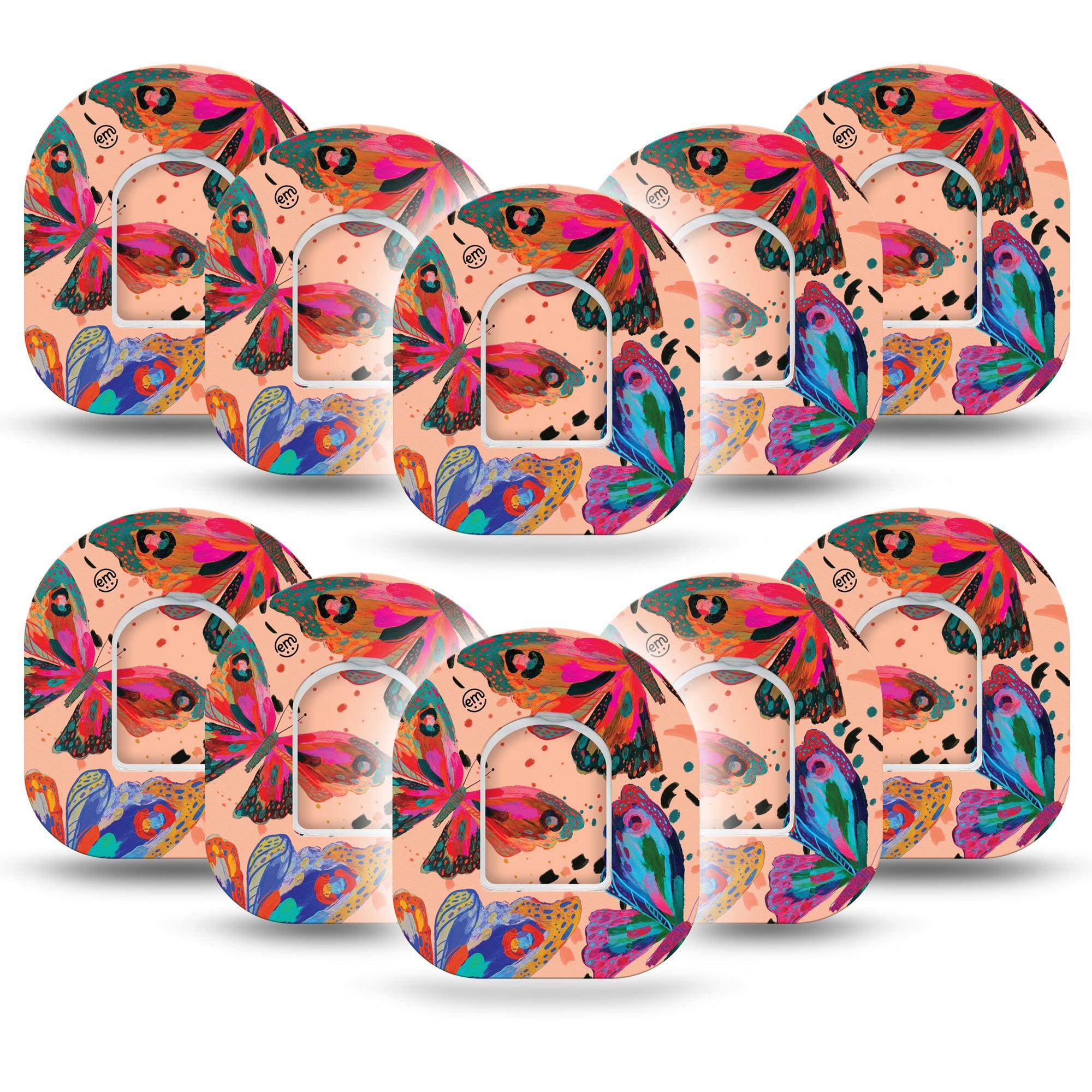 Butterfly Wings Pod Patch 10-Pack with center stickers