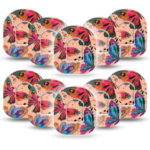 Butterfly Wings Pod Patch 10-Pack with center stickers
