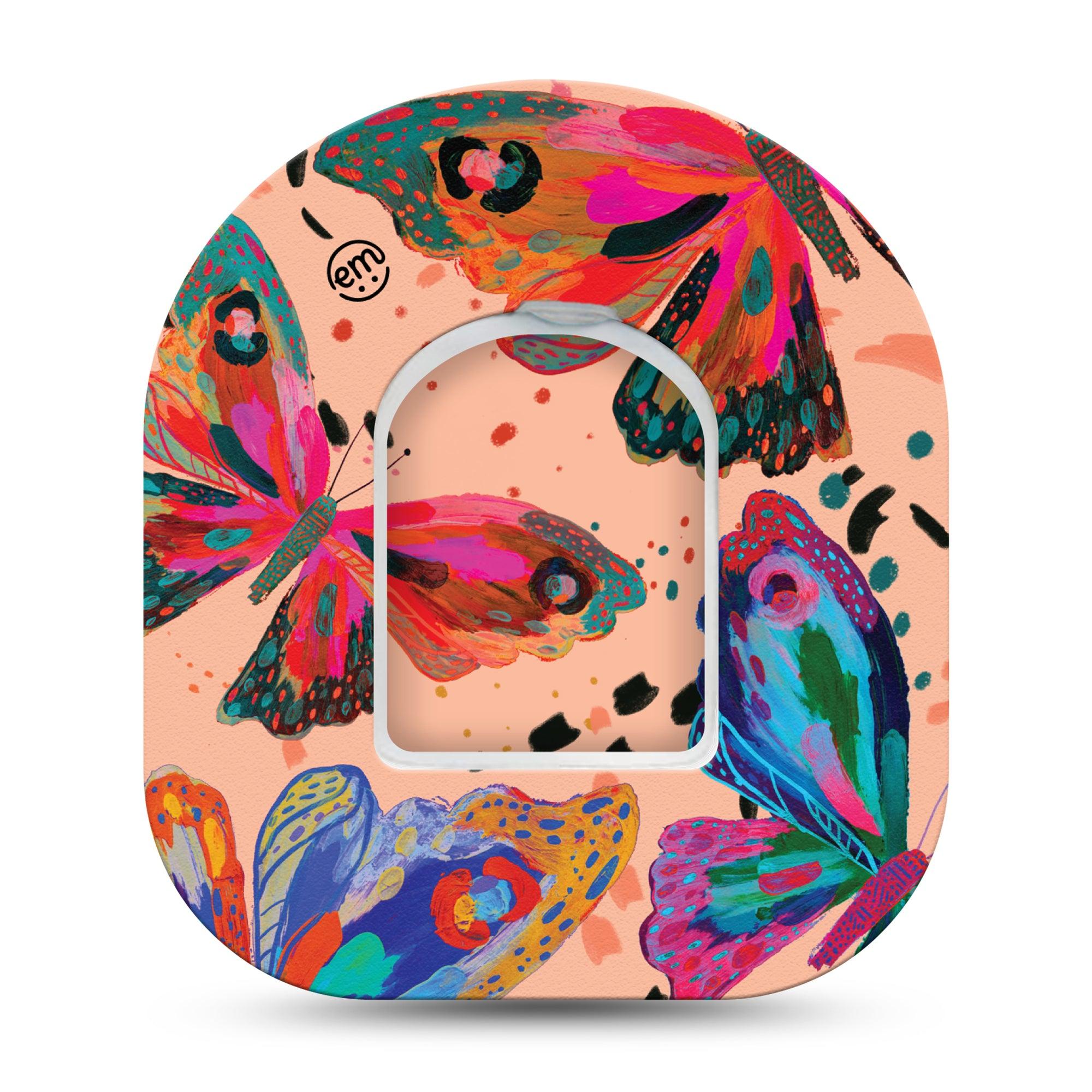 Butterfly Wings Pod Patch with center sticker