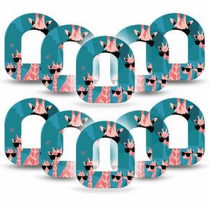 Giraffes Shades Pod CGM Tape 10-Pack