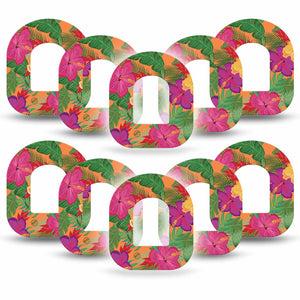 Bright Hibiscus Pod Tape 10-Pack