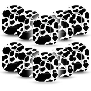 Cow Print Pod Overpatch 10-Pack with center stickers