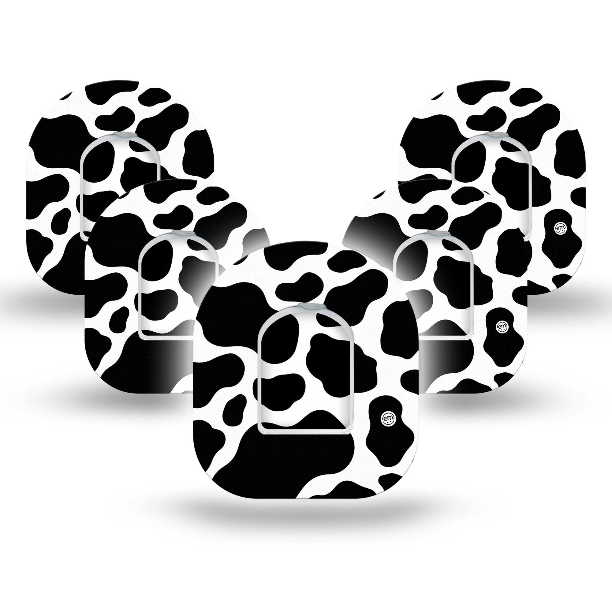 Cow Print Pod Overpatch 5-Pack with center stickers