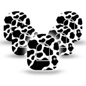 Cow Print Pod Overpatch 5-Pack with center stickers
