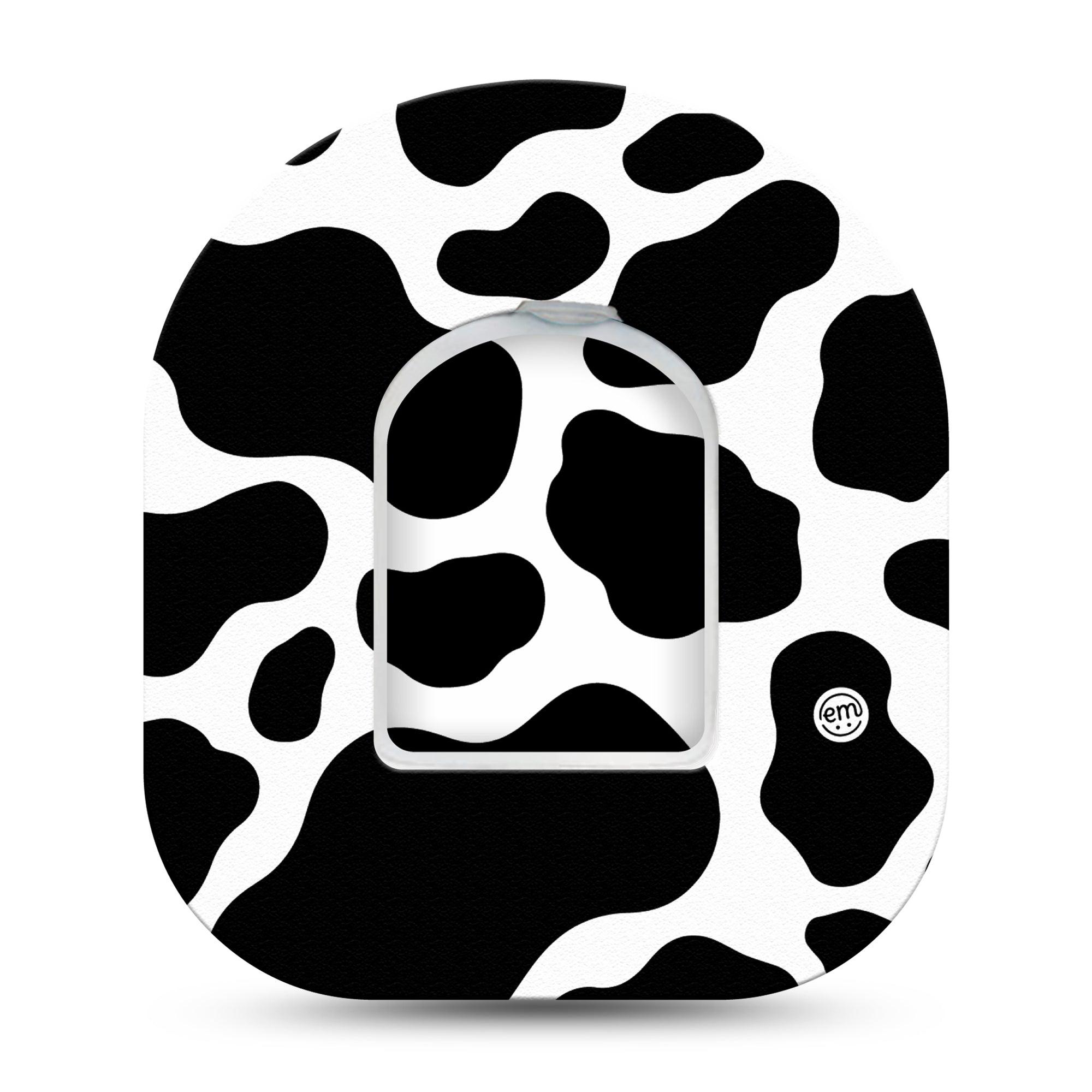 Cow Print Pod Overpatch with center sticker