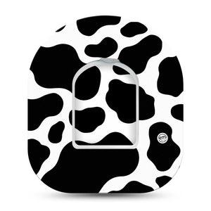 Cow Print Pod Overpatch with center sticker