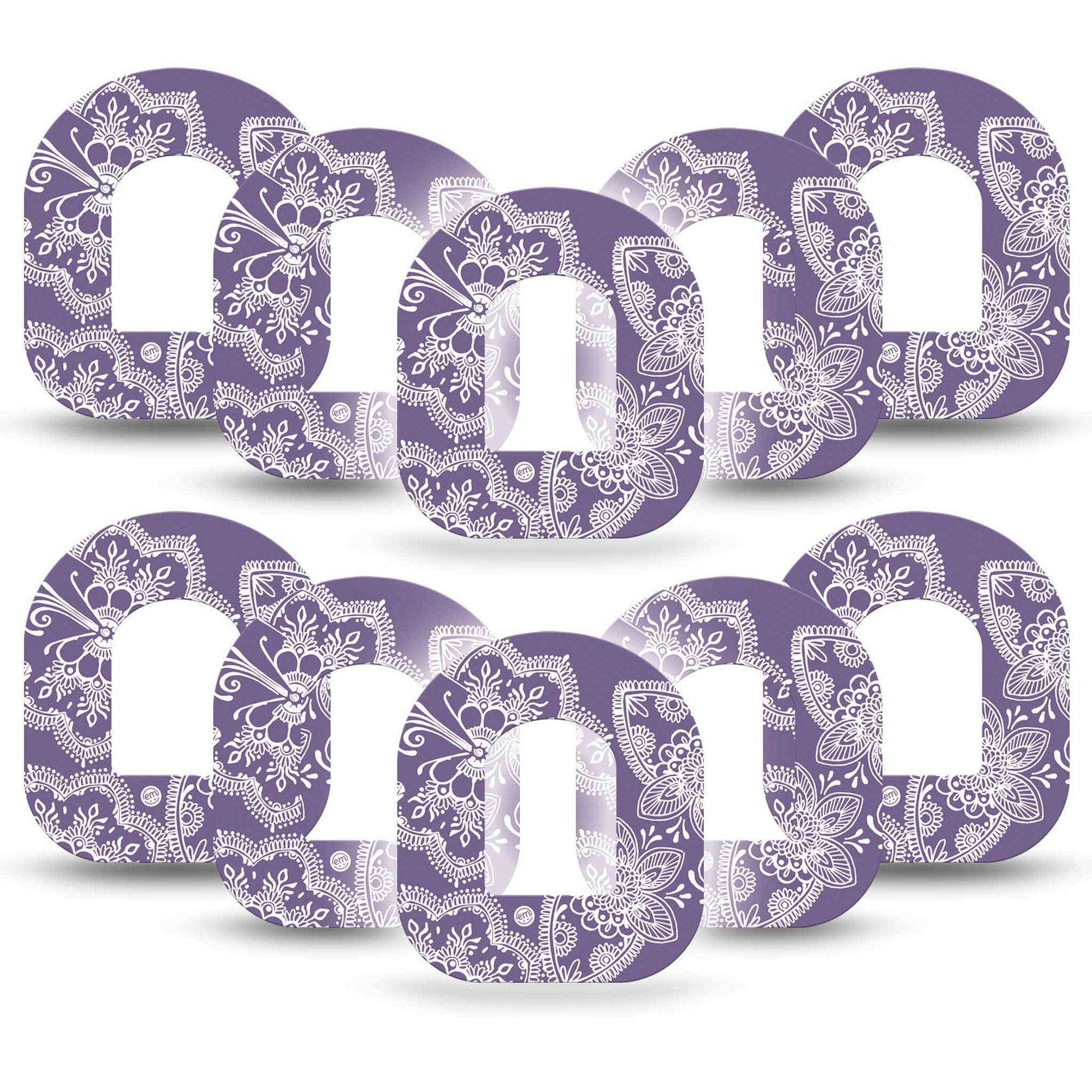 ExpressionMed Purple henna Pod Cover 10-Pack Tape