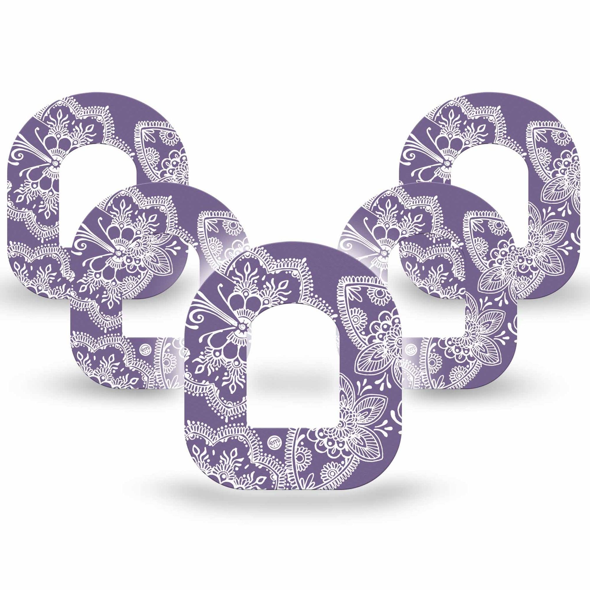 ExpressionMed Purple henna Pod Cover 5-Pack Tape