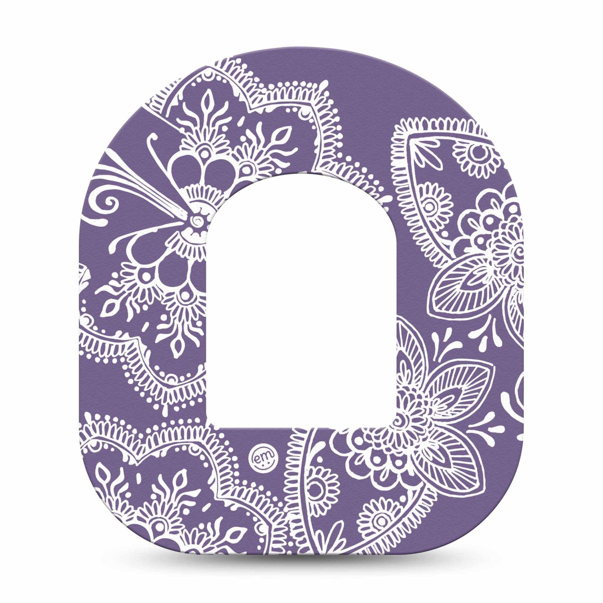 ExpressionMed Purple henna Pod Cover Single Tape