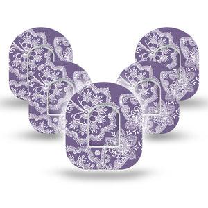 ExpressionMed Purple henna Pod Cover 5-Pack Tapes and Stickers