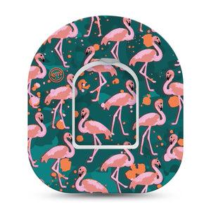 ExpressionMed Flamingos Pod Tape with center sticker