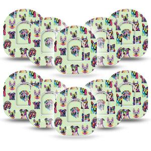 ExpressionMed Dog Party Pod Tape 10-pack tape with center stickers