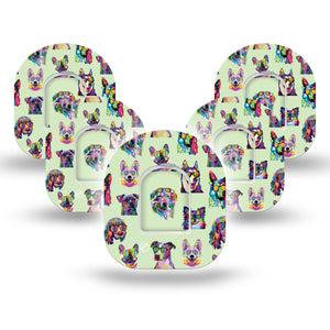 ExpressionMed Dog Party Pod Tape 5-pack with stickers