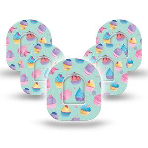 Cupcake Pod Tape 5-Pack with center stickers