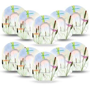 ExpressionMed Dragonfly Pod Tape 10-Pack with center stickers