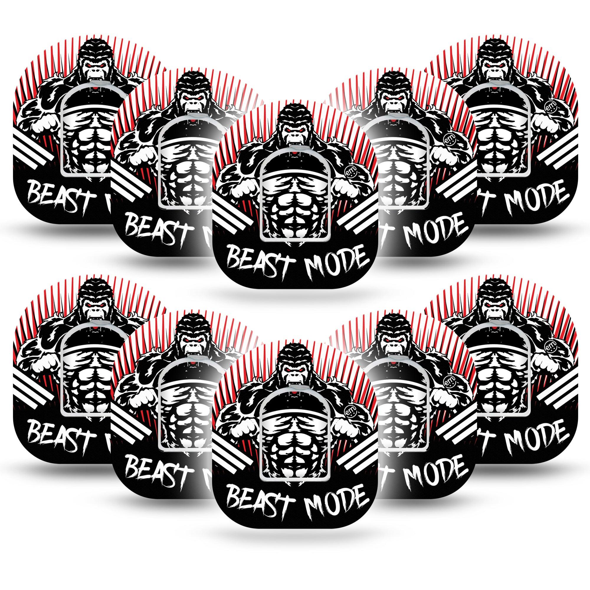 Beast Mode Pod Tape 10-Pack with center stickers