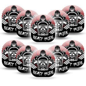 Beast Mode Pod Tape 10-Pack with center stickers