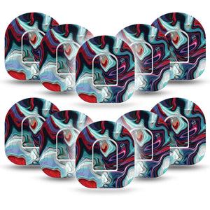 ExpressionMed Moody Marble Pod Tape 10-Pack with center stickers