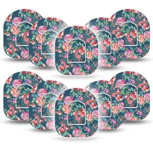 ExpressionMed Floral Enchantment Pod Tape 10-Pack with center stickers